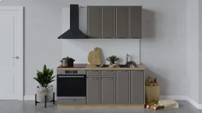 Кухонный гарнитур «Белладжио» длиной 180 см со шкафом НБ
